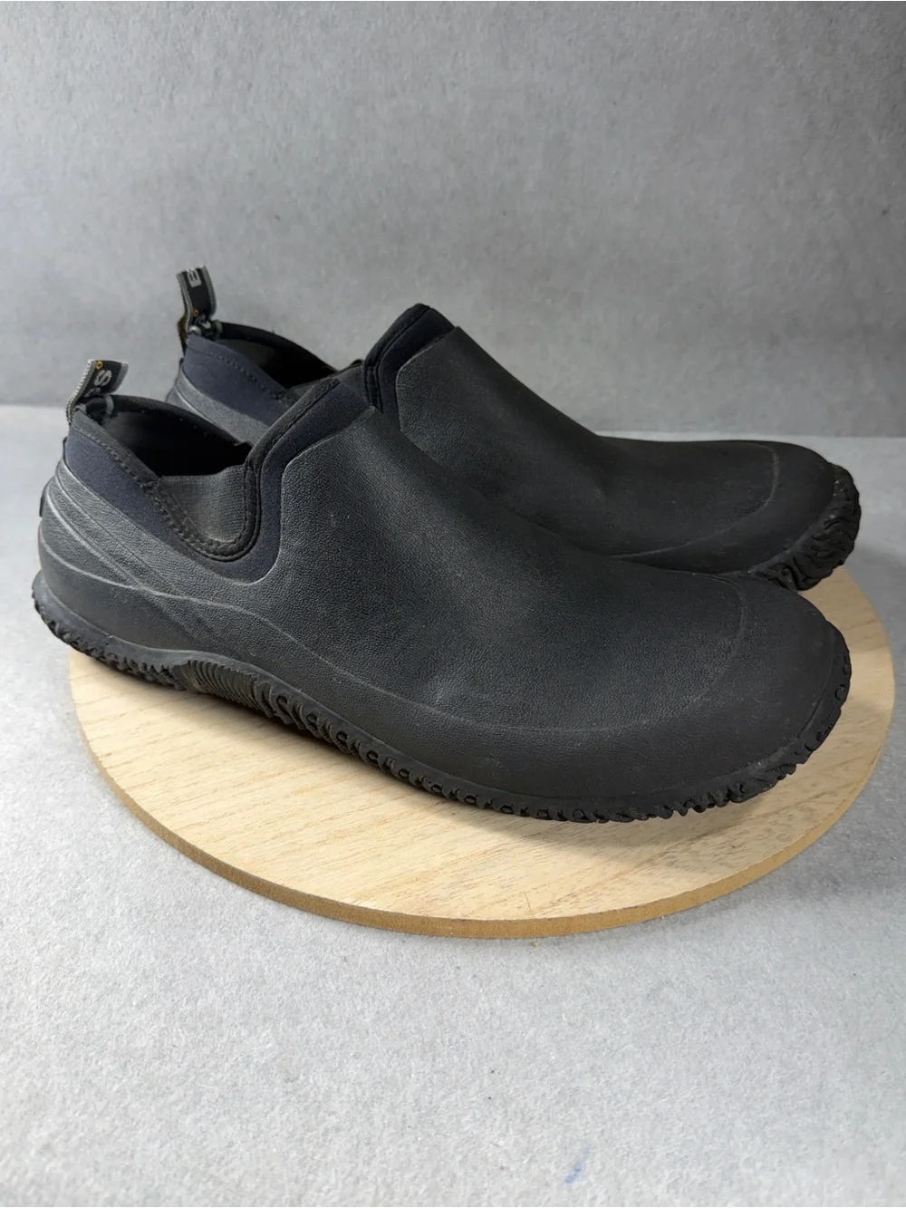 Bogs Urban Walker Black Waterproof Rubber Slip On Garden Shoes Men's Size 16